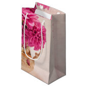 マゼンタダリア スモールペーパーバッグ (正面アングル)