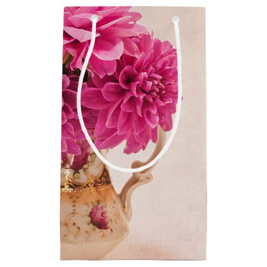 マゼンタダリア スモールペーパーバッグ (正面)