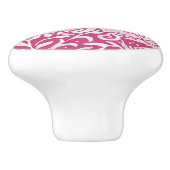 マゼンタディアスタグバードヘッジホッグフォレストウッドランド セラミックノブ (側面)