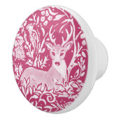 マゼンタディアスタグバードヘッジホッグフォレストウッドランド セラミックノブ (右)