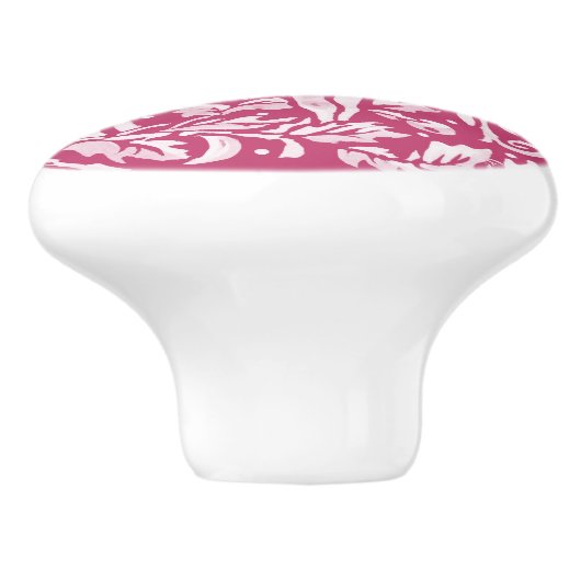 マゼンタディアバードフローラフォレストウッドランド自然 セラミックノブ (側面)