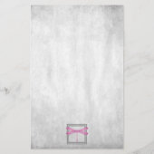 マゼンタトンボ文パーソナライズされた具 便箋 (裏面)