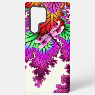 マゼンタトンボ SAMSUNG GALAXY S22 ULTRAケース