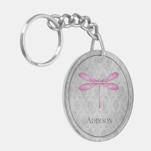 マゼンタドラゴンフライダマスク キーホルダー (正面左)