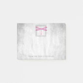 マゼンタドラゴンフライパーソナライズされたノート ポストイット (正面)