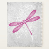 マゼンタドラゴンフライパーソナライズされたプランナー プランナー手帳 (裏面)