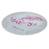 マゼンタドルフィパーソナライズされたン カッティングボード (角)