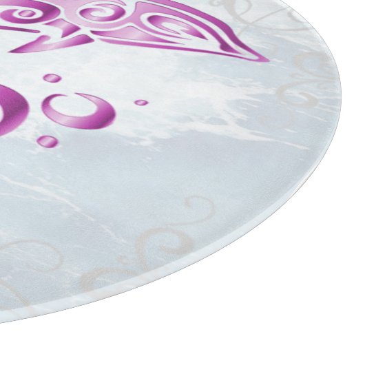 マゼンタドルフィパーソナライズされたン カッティングボード (角)