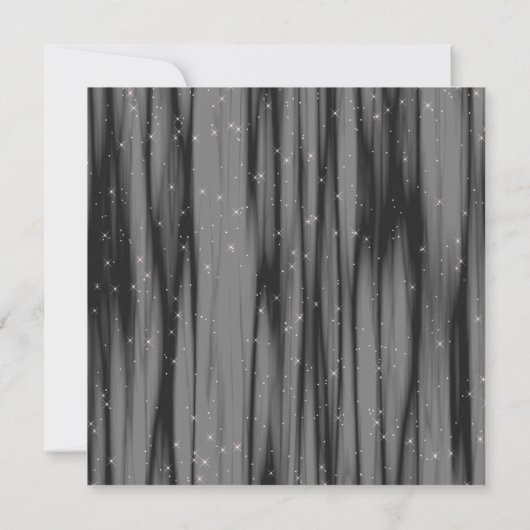 マゼンタドレスハイヒールシューズプリンセスキンセアニェラ 招待状 (裏面)