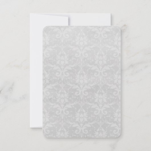 マゼンタハートバルーンブライダルシャワー招待状 招待状 (裏面)