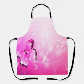 マゼンタバタフライ エプロン (正面)