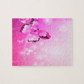 マゼンタバタフライ ジグソーパズル (横)