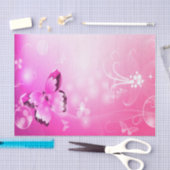 マゼンタバタフライ 薄葉紙 (クラフト)