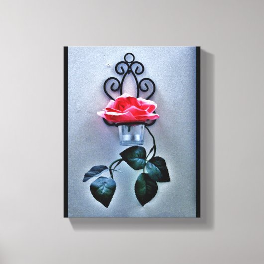 マゼンタバラソース キャンバスプリント (正面)