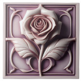 マゼンタバラ タイル (正面)