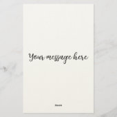 マゼンタバラ 便箋 (裏面)