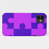 マゼンタパズルの電話ケース Case-Mate iPhoneケース (裏面(横))