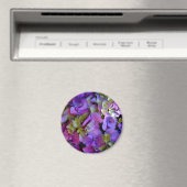 マゼンタパープルアジサイ紫ブルーイエロー マグネット (インサイチュ (食洗機))