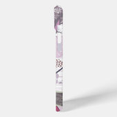 マゼンタパープルスイートバードフローラガーデンシック Case-Mate iPhoneケース (裏面 / 左)