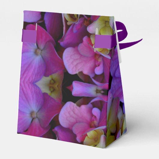 マゼンタパープルブルーイエローアジサイ花 フェイバーボックス (裏面サイド)