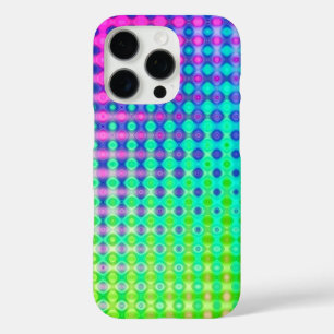 マゼンタパープルブルーグリーンイエローピンク iPhone 16 PROケース