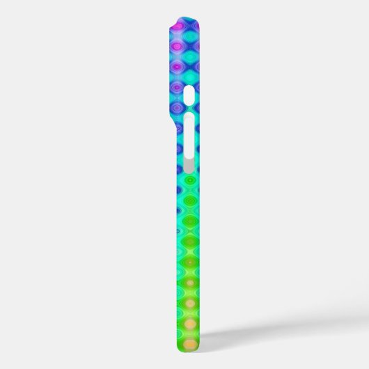 マゼンタパープルブルーグリーンイエローピンク Case-Mate iPhoneケース (裏面 / 左)