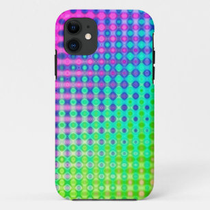マゼンタパープルブルーグリーンイエローピンク iPhone 11 ケース