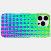 マゼンタパープルブルーグリーンイエローピンク Case-Mate iPhoneケース (裏面 (横))