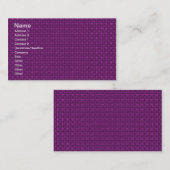 マゼンタパープル生地 名刺 (正面/裏面)