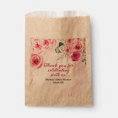 マゼンタピンクのローズクラフトブラウンのお気に入りバッグ フェイバーバッグ (正面)