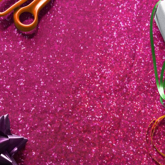 マゼンタピンクグリッター 薄葉紙