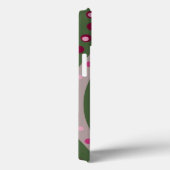 マゼンタピンクグリーンスプリングタイム水玉模様 パターン(の模様が)ある Case-Mate iPhoneケース (裏面 / 右)