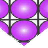 マゼンタピンクドット白黒格子パターン テーブルクロス (アングル)