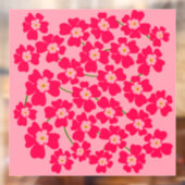 マゼンタピンクファンタジーフラワーパワー ウィンドウサイン (シート2)