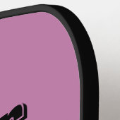 マゼンタピンク春シーズン無地のカラー ピックルボールラケット (左詳細)