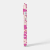 マゼンタピンク iPhone 15ケース (左側面)