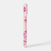 マゼンタピンク iPhone 15ケース (右側面)