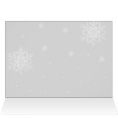 マゼンタフェスティバルクリスマスツリーグリーティングカード (内部横(上))