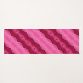 マゼンタフラワーイカット8 ヨガマット (裏面(横))