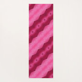 マゼンタフラワーイカット8 ヨガマット (裏面)