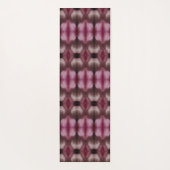 マゼンタフラワーフォグイカット禅 ヨガマット (裏面)