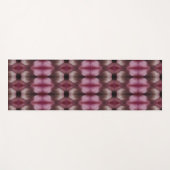 マゼンタフラワーフォグイカット禅 ヨガマット (正面(横))