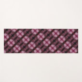 マゼンタフラワーフォグイレブン ヨガマット (正面(横))