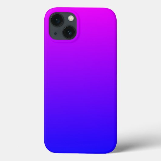 マゼンタブルーオンブレ Case-Mate iPhoneケース (裏面)