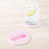 マゼンタプリンセスクラウンの背景(ピンク) コースター (側面)