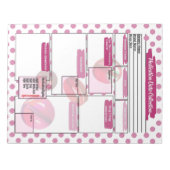 マゼンタヘルスケア学生投薬テンプレート ノートパッド (正面)