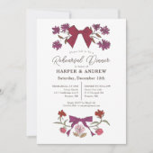 マゼンタボウズ結婚リハーサルディナー 招待状 (正面)