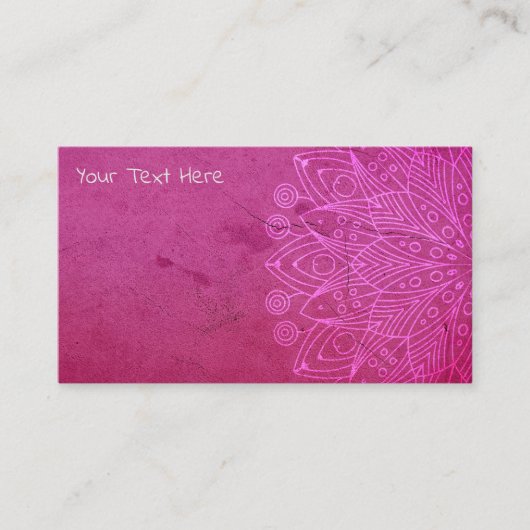 マゼンタマンダラマインド体スピリットインストラクター 名刺 (正面)