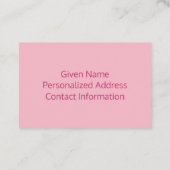 マゼンタユニオンとホワイトユニオンジャックを作成 名刺 (裏面)