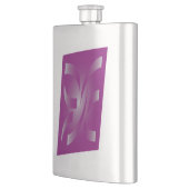 マゼンタリボン フラスク (左)